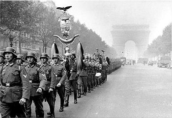 The Wehrmacht marching down the Champs-lyses